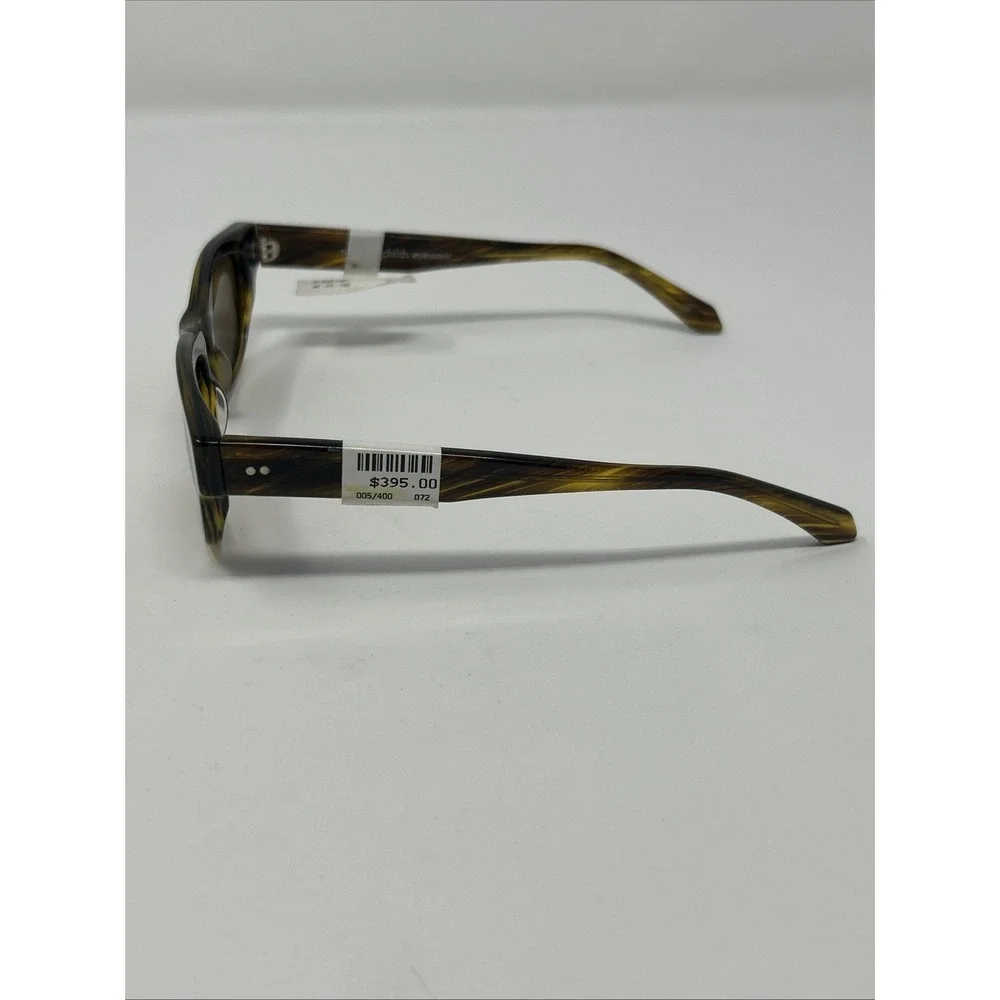 NWT Norman Childs VINTAGE 02 Sunglasses 46-22-140 GF Child Gray Fade Green Frame